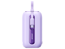 JoyRoom JR-L012 Power Bank 10,000mAh Colorful Series 22.5W with 2 Built-in Cables - Purple