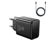 JoyRoom JR-TCF06 Flash Series PD 20W Single Port Charger with Type-C to Lightning Cable - Black