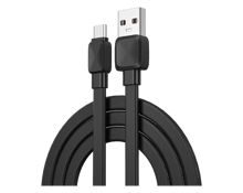 WiWU Wi-C003 Bravo Series USB-A to Micro USB 27W Cable 1.2m - Black