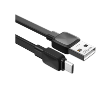 WiWU Wi-C003 Bravo Series USB-A to Type-C 27W Cable 1.2m - Black