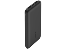 بيلكن  BPB011btBK BoostCharge باور بانك مع ثلاثة منافذ مع كيبل يو اس بي الي تايب سي 15واط - أسود