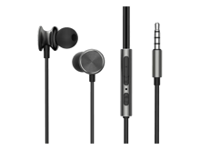 JoyRoom JR-EW03 Wired Series In-Ear Metal Wired Earbuds - Grey