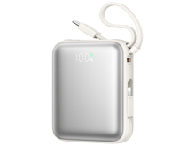 JoyRoom JR-PBF27 22.5W Mini Power Bank with Dual Cables 10000mAh - White
