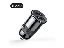 JoyRoom C-A06 3.1A dual USB Car Charger - Black