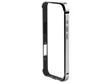 Coteci Aluminum Metal Bumper Frame Case for iPhone 16 - Silver