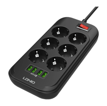 LDNIO SE6403 6 Port + 4 USB Power Socket - Best Prices