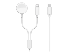 WiWU M10 2 in 1 Wireless Charger and Lightning Cable 1.5m - Best Prices