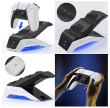 تشويتيك محطة شحن لذراع تحكم PS5 مع محول - أفضل سعر تشويتيك محطة شحن لذراع تحكم PS5 مع محول - أفضل سعر