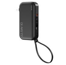 WiWU JC-23 20,000mAh Power Bank 22.5W with Built-In Cable and Led Display - Best Prices