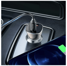 WiWU PC500 Dual Port USB3.0 + Type C PD 72W Car Charger - Best Prices