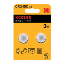Kodak 2450 Lithium Button Cell Batteries Pack Of 2 - Best Prices