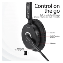 PROMATE Engage HD Voice Clarity Over Ear Mono Earphone - Best Prices