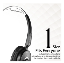 PROMATE Engage HD Voice Clarity Over Ear Mono Earphone - Best Prices