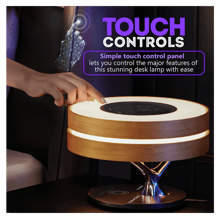 PROMATE 3 in 1 Contemporary Designed Wireless Speaker with Desk Lamp and Wireless Charger - Best Prices