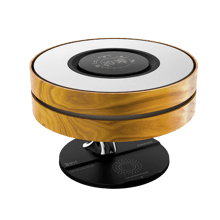 PROMATE 3 in 1 Contemporary Designed Wireless Speaker with Desk Lamp and Wireless Charger - Best Prices