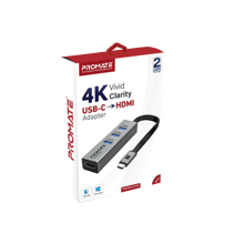 بروميت 4K فيفيد تايب-سي الى HDMI و 3 يو اس بي - أفضل سعر