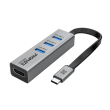 بروميت 4K فيفيد تايب-سي الى HDMI و 3 يو اس بي - أفضل سعر