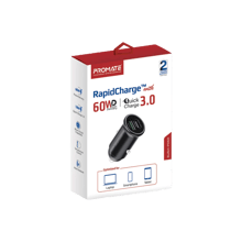 PROMATE RapidCharge™ Mini Car Charger with 60W Power Delivery & Quick Charge 3.0 - Best Prices