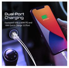 PROMATE RapidCharge™ Mini Car Charger with 60W Power Delivery & Quick Charge 3.0 - Best Prices