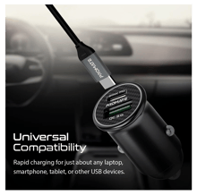PROMATE RapidCharge™ Mini Car Charger with 60W Power Delivery & Quick Charge 3.0 - Best Prices
