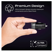 PROMATE 20W Mini Car Charger with Power Delivery - Best Prices