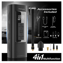 PROMATE 150 PSI Portable Air Compressor with Power Bank - Best Prices