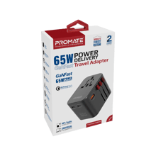PROMATE 65W Power Delivery GaN Fast™ Travel Adapter - Best Prices