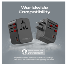 PROMATE 65W Power Delivery GaN Fast™ Travel Adapter - Best Prices