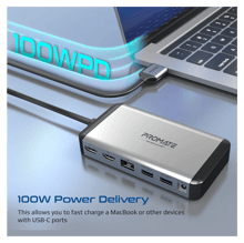 PROMATE 13 in 1 MacBook Docking Station 150W Power Adapter - Best Prices