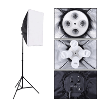 Continuous Lighting Softbox + Stand Light 2m Heavy Duty - Best Prices