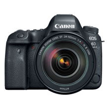 كانون EOS 6D Mark II DSLR كاميرا مع عدسات 24-105mm f/4L II - أفضل سعر