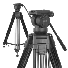 Kingjoy VT-2500 Professional Video Tripod with Fluid Video Head - Best Prices