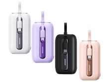 JoyRoom JR-L012 Power Bank 10,000mAh Colorful Series 22.5W with 2 Built-in Cables - Best Prices