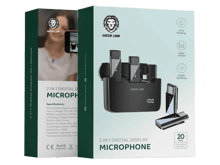 Green Lion 2 in 1 Digital Display Microphone (Type-C) - Best Prices