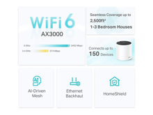تي بي لينك Deco X55 | AX3000 نظام واي فاي منزلي - أفضل سعر