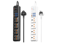 شريط طاقة Moxom MX-ST16 7USB + 1PD 2500W بحد أقصى 12 منفذًا في 1 - أفضل سعر