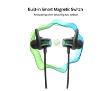 RAVPower RP-BH1003 Wireless In-Ear Neckband Sports Earphones with Hook - Best Prices