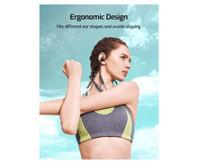 RAVPower RP-BH1003 Wireless In-Ear Neckband Sports Earphones with Hook - Best Prices