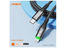 موكسوم LX-CB805m كيبل بيانات بايقاف تلقائي تايب سي الى لايتننغ - أفضل سعر