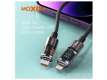 Moxom LX-CB834 PD Auto Power-Off LCD Display Data Cable Type-C to Lightning 36W - Best Prices