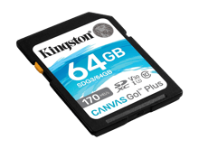 Kingston Canvas Go! Plus UHS-I SDXC Memory Card 64GB - Best Prices