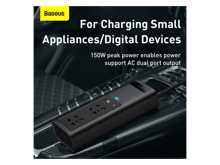 Baseus In-car Inverter 150W (220V CN/EU)-Baseus In-car Inverter 150W (220V CN/EU)-null