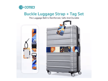 COTECi OT-006 Buckle Luggage Strap + Tag Set - Best Prices