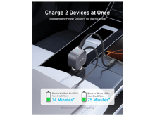 أنكر نانو شاحن سيارة(75 واط، منفذ USB-C، كيبل USB-C قابل للسحب مدمج) - أفضل سعر