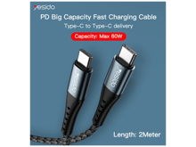 Yesido CA66 Type-C 60W Cable 1.2m - Best Prices