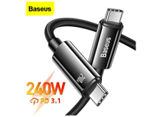 Baseus Tungsten Gold Fast Charging Data Cable Type-C to Type-C 240W - Best Prices