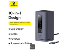 OS - Baseus SpaceMate Series 10-in-1 USB-C to HDMI Hub for Mac - Best Prices