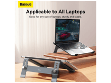 بيسوس UltraStable Series حامل مكتبي للكمبيوتر المحمول - قابل للتعديل بأربع ارتفاعات - أفضل سعر