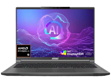 MSI Laptop Creator A16 AI+ Copilot+ AMD Ryzen™ AI 9 365 50 NPU TOPS, NVIDIA GeForce RTX 4060 8GB, 16" QHD+ 240Hz Aluminum LightWeight - Best Prices
