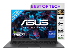 ASUS Vivobook 16X Creator Series Intel Core™ i9-13900H Processor NVIDIA GeForce RTX 4050 6GB GDDR6 16.0" IPS 2.5K 144Hz Refresh Rate - Best Prices